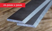 Planer Knives 16.5mm x 3mm-260mm long x 16.5mm high x 3mm thick Online